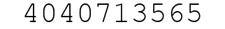 Number 4040713565.