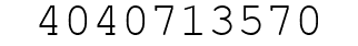 Number 4040713570.