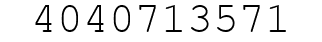 Number 4040713571.