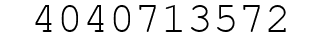 Number 4040713572.