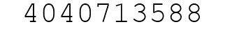 Number 4040713588.