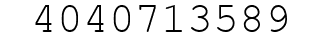 Number 4040713589.