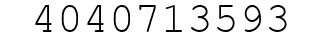 Number 4040713593.