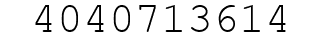 Number 4040713614.
