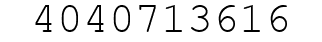 Number 4040713616.