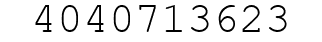 Number 4040713623.