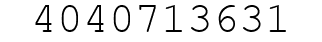 Number 4040713631.