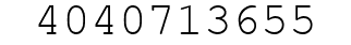 Number 4040713655.