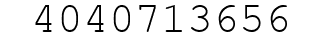 Number 4040713656.
