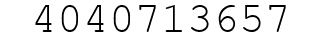 Number 4040713657.