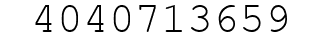 Number 4040713659.