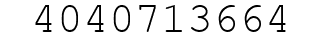 Number 4040713664.