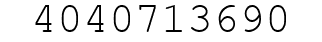 Number 4040713690.