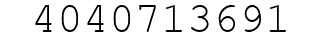 Number 4040713691.