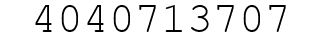Number 4040713707.