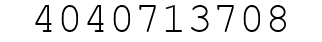Number 4040713708.
