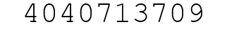 Number 4040713709.