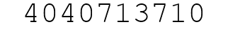 Number 4040713710.