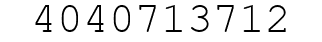 Number 4040713712.