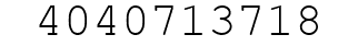 Number 4040713718.