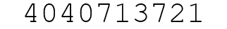 Number 4040713721.