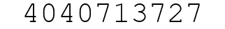 Number 4040713727.