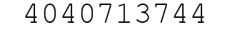 Number 4040713744.