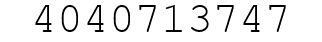 Number 4040713747.