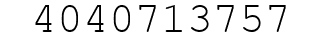 Number 4040713757.