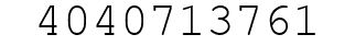 Number 4040713761.