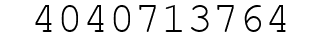 Number 4040713764.