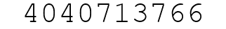 Number 4040713766.