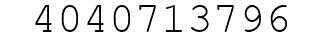 Number 4040713796.