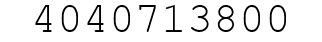 Number 4040713800.
