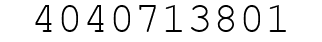 Number 4040713801.