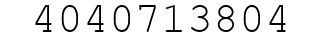 Number 4040713804.
