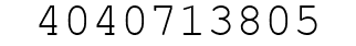 Number 4040713805.