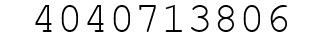 Number 4040713806.