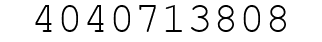 Number 4040713808.