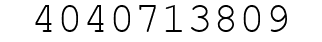 Number 4040713809.