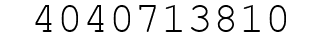 Number 4040713810.