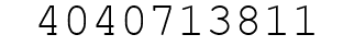 Number 4040713811.