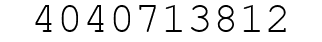 Number 4040713812.