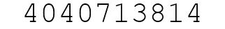 Number 4040713814.