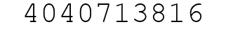 Number 4040713816.