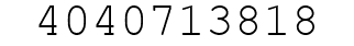 Number 4040713818.