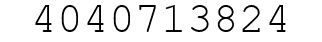 Number 4040713824.