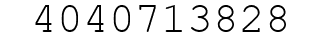 Number 4040713828.
