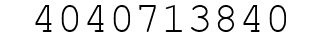 Number 4040713840.