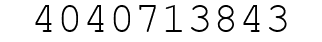 Number 4040713843.